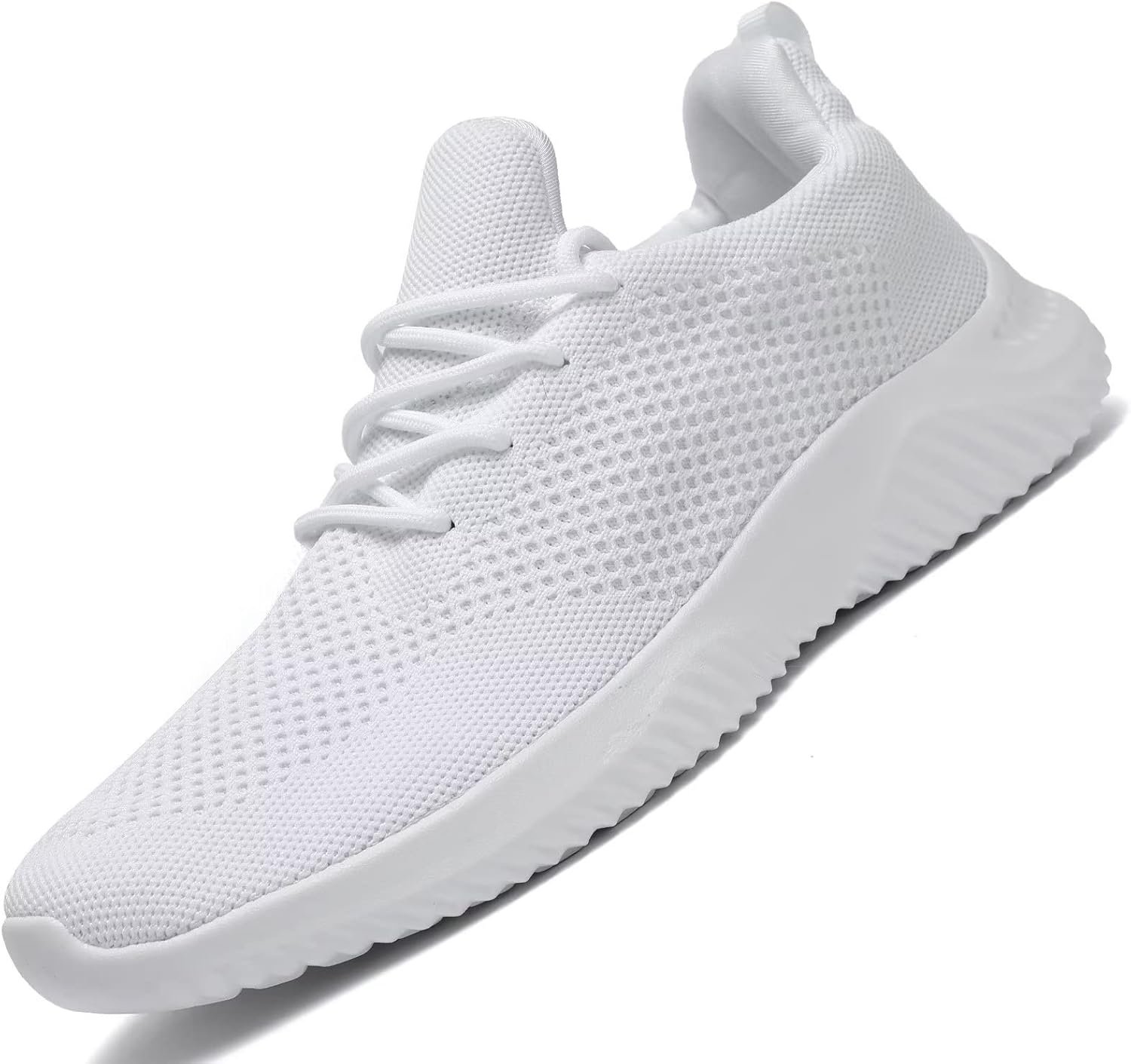 61GrCYASbdL._AC_SL1500_.jpg Mens Slip-on Tennis Shoes Walking Running Sneakers Lightweight Breathable Casual Soft Sole Mesh Work Gym Trainers - Image 1