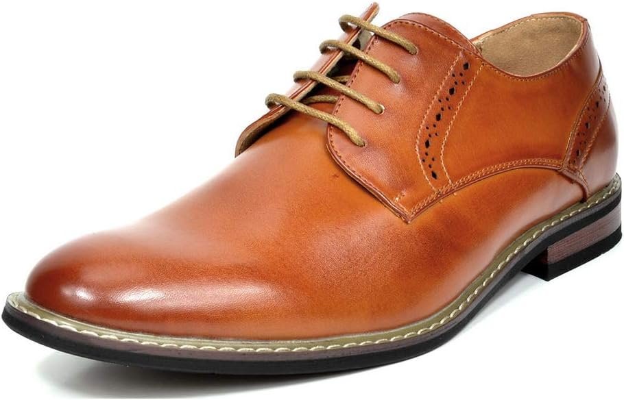 61q5gTyVirL._AC_SL1000_.jpg Men's genuine leather-lined Oxford shoes are made from premium genuine leather, with an enhanced lining design for added comfort, suitable for both everyday and business wear. - Image 1