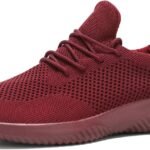 Mens Slip-on Tennis Shoes Walking Running Sneakers Lightweight Breathable Casual Soft Sole Mesh Work Gym Trainers