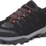 Men's Hiking Shoes Outdoor Casual Sneakers Non Slip Comfortable Breathable Walking Work Trekking Climbing Camping Travel Trail Running Grip Durable Classic Fashion