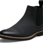 Chelsea Boots Men Casual Dress Boots Black Ankle Classic Slip on Boots for Men