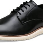 Men's dress shoes, lace-up Oxford shoes, suitable for all formal occasions, offering superior comfort.