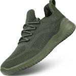 Men's Non Slip Running Shoes Ultra Light Breathable Casual Walking Shoes Fashion Sneakers Mesh Workout Sports Shoes