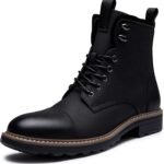 Men's Boots Motorcycle Casual Boots for Men Zipper Fashion  Boots Men's