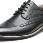 Men's classic modern Oxford lace-up dress shoes combine classic and modern styles, suitable for various occasions.