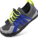Water Shoes for Kids Girls Boys Barefoot Shoes with Adjustable Laces Quick Drying Beach Sports Non Slip Swimming Hiking
