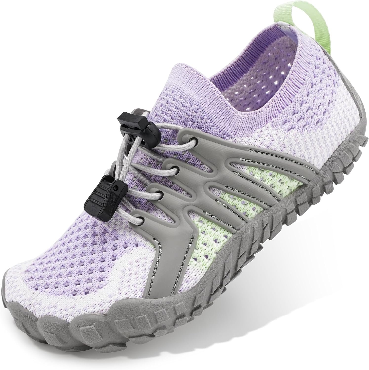 81lrpSljGvL._AC_SL1500_.jpg Water Shoes for Kids Girls Boys Barefoot Shoes with Adjustable Laces Quick Drying Beach Sports Non Slip Swimming Hiking - Image 1